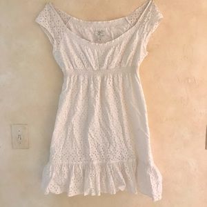 Loft White Dress